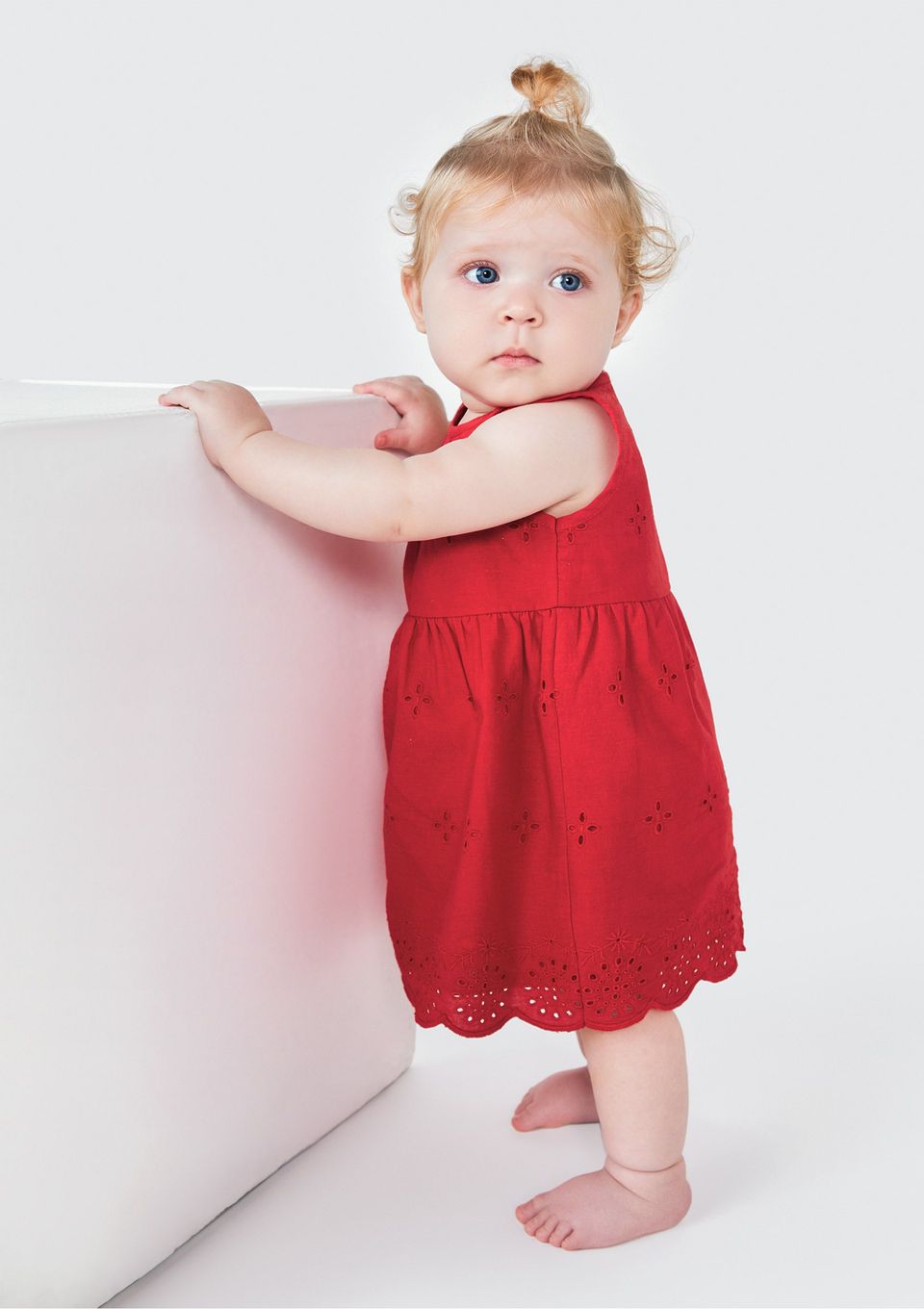 Vestido Body Bebê Regata + Calcinha - Vermelho