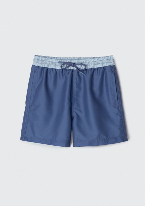 Shorts Infantil Menino Em Tactel - Azul 006