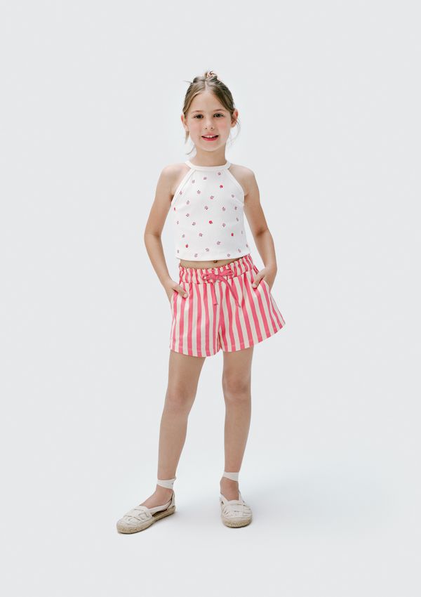 Shorts Infantil Menina Clochard - Rosa 008