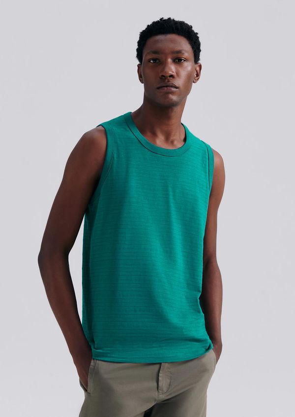Regata Masculina Texturizada - Verde M