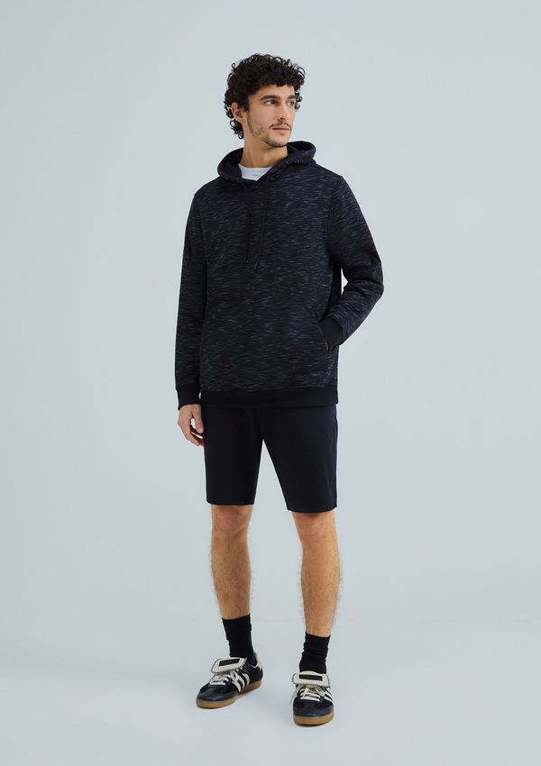 Blusão Masculino Em Moletom Jet Peluciado - Preto M