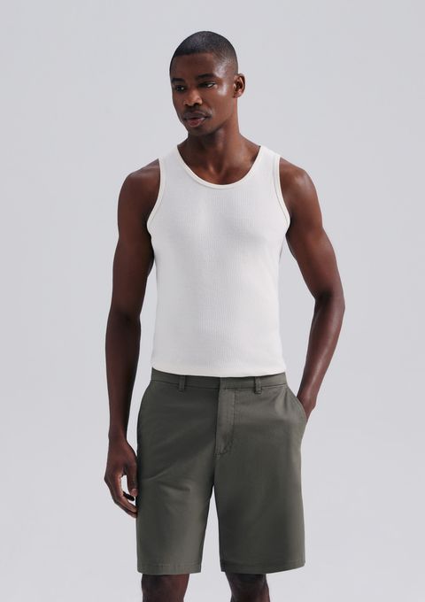 Bermuda Masculina Chino em Sarja - Verde — Hering