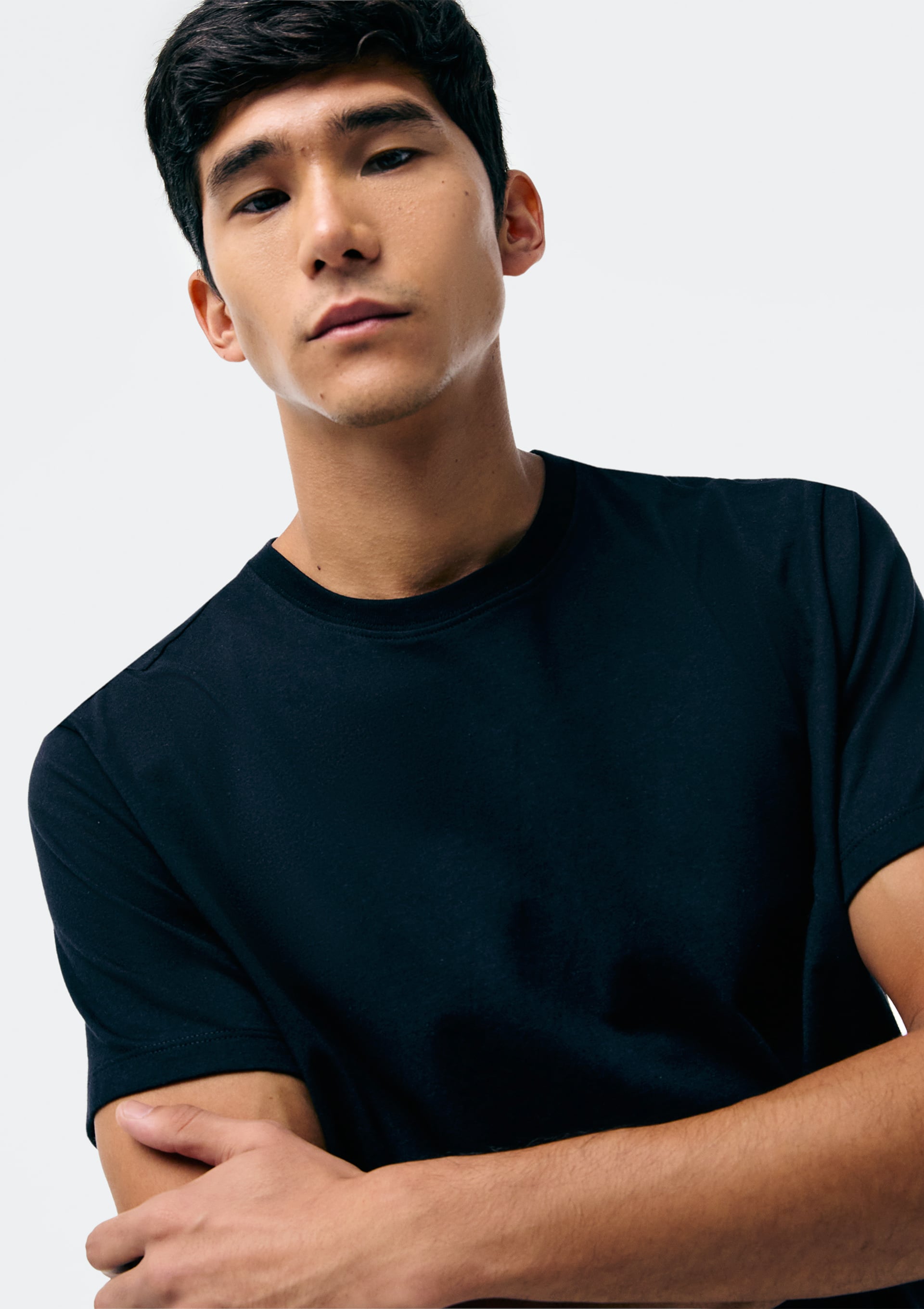 Camiseta Básica Masculina Comfort Super Cotton - Preto