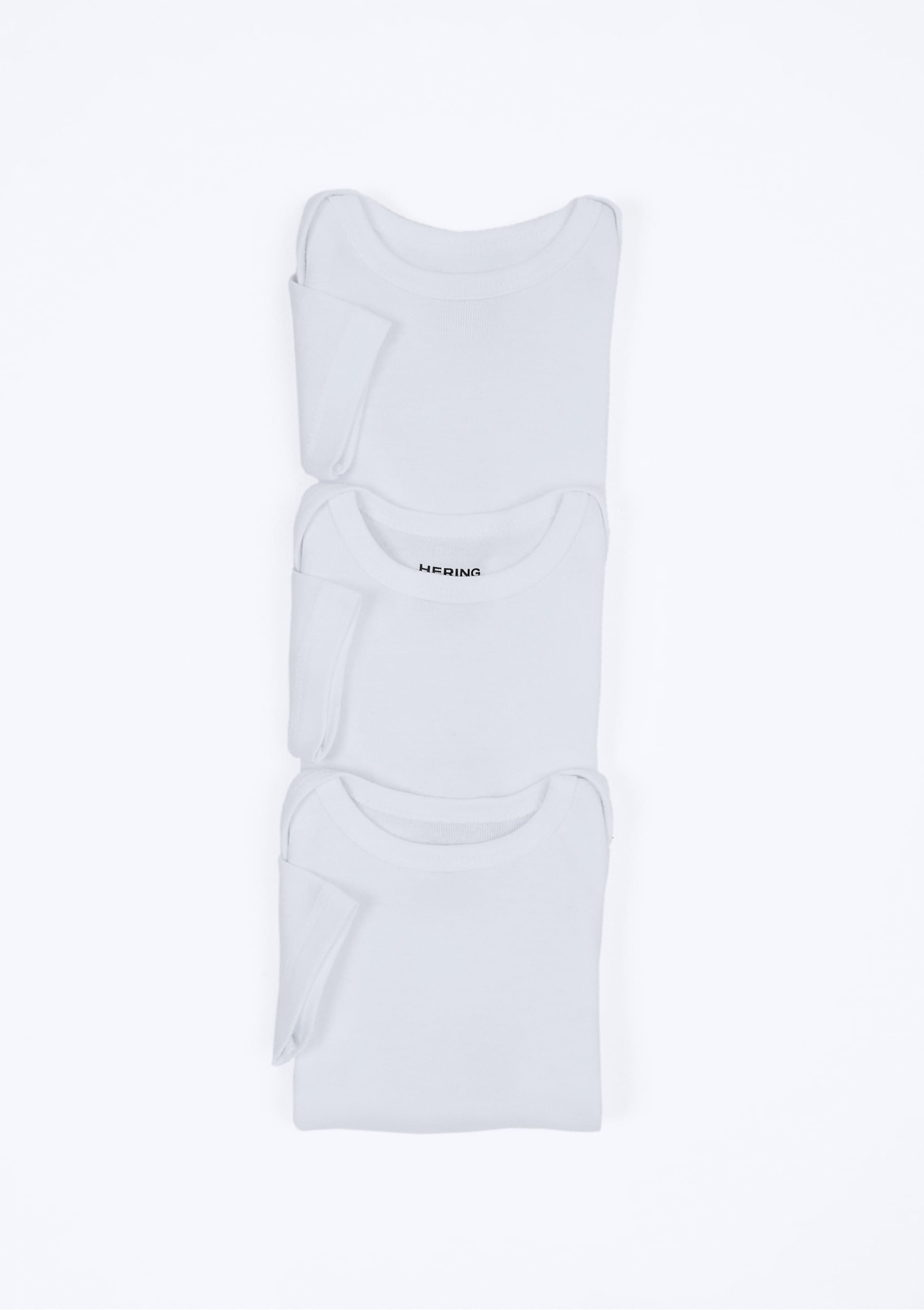 Kit com 3 Bodies Bebê Unissex Manga Curta - Branco — Hering