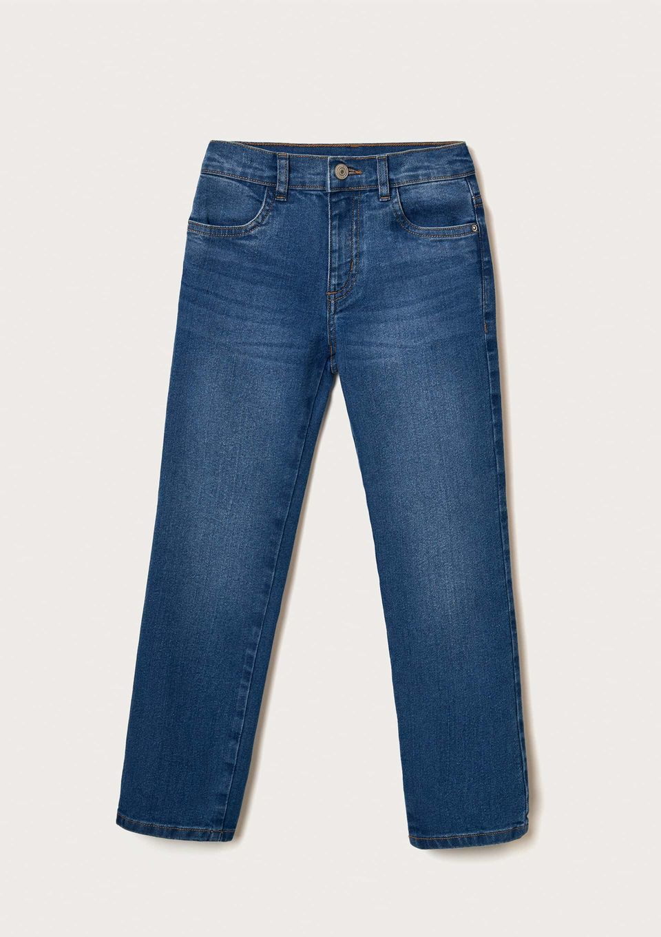 Calça Jeans Infantil Menino Slim - Azul