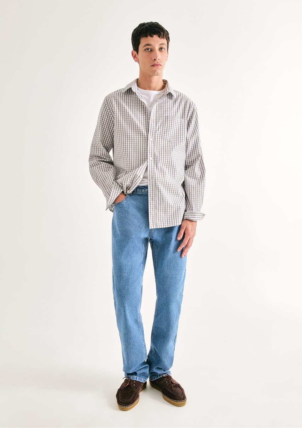 Calça Jeans Masculina Slim com Elastano - Azul