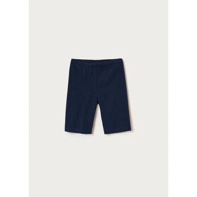 Bermuda Básica Infantil Menina Ciclista - Azul