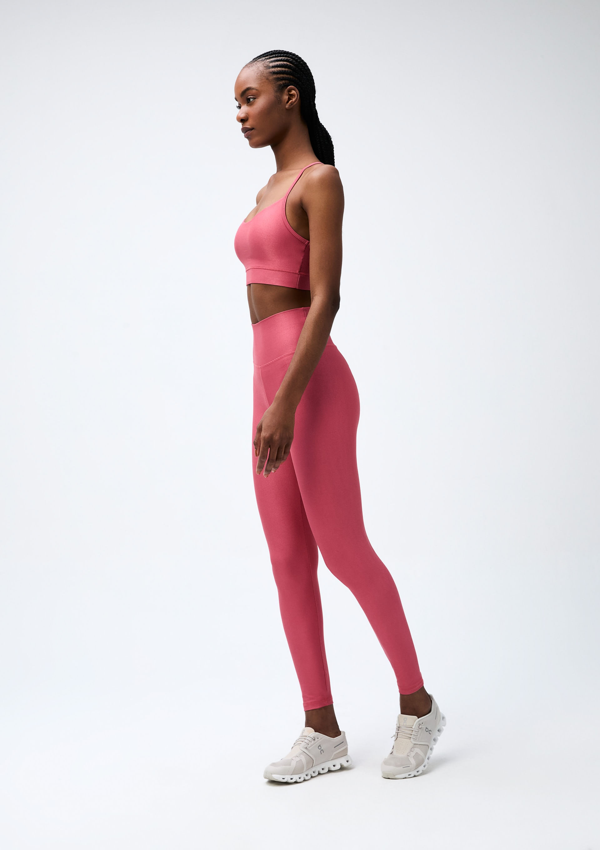 Calça Legging Esportiva Proteção Uv - Rosa — Hering