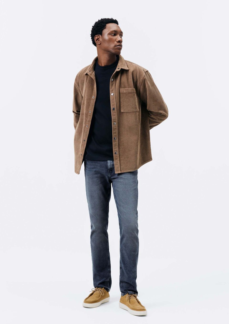 Calça Masculina Slim em Jeans - Azul