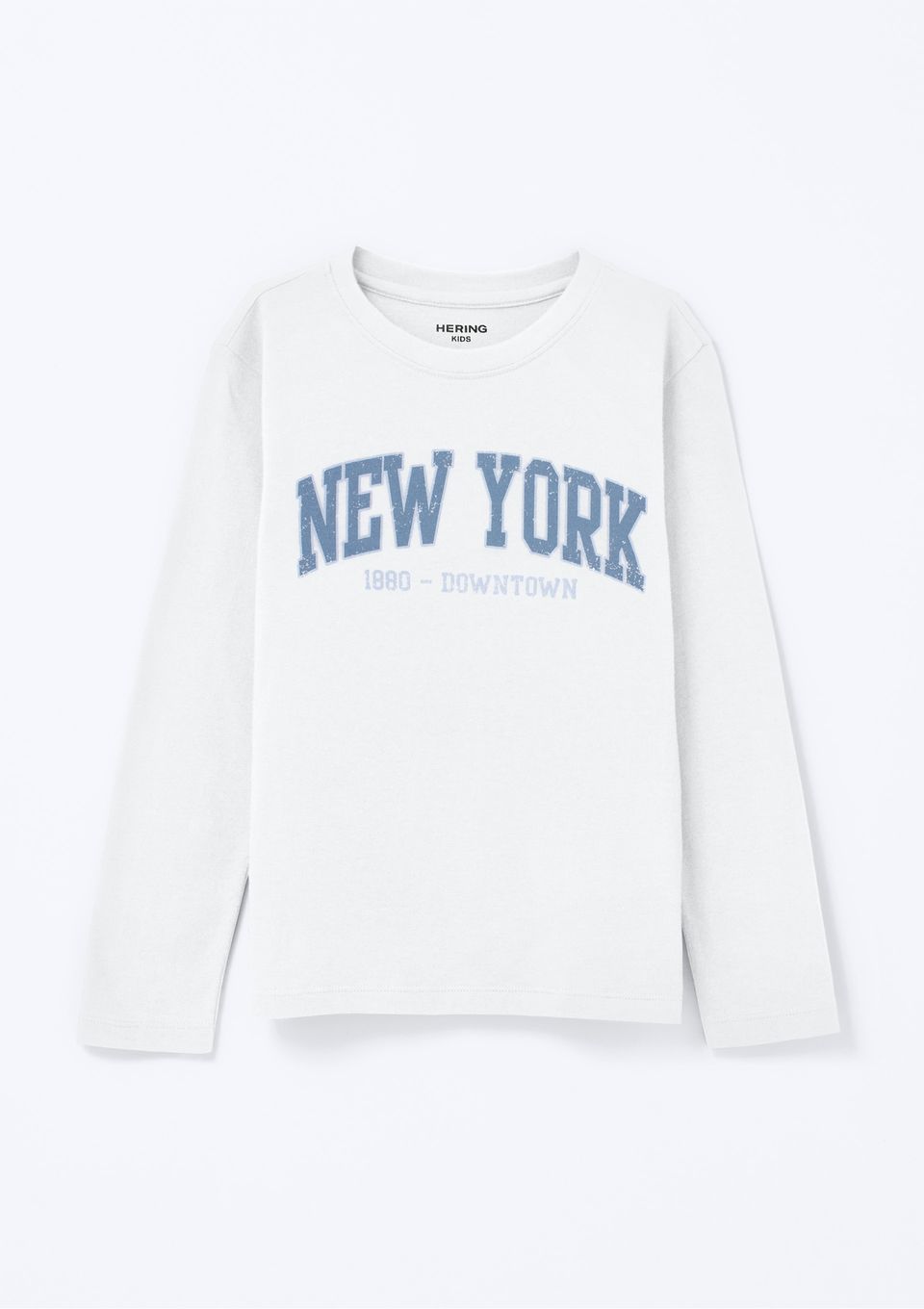 Camiseta Infantil Menino Manga Longa com Estampa Hering Kids - Branco