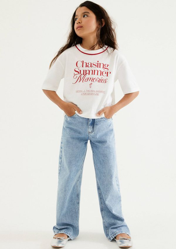 Calça Jeans Infantil Menina Skater Fit - Azul 016