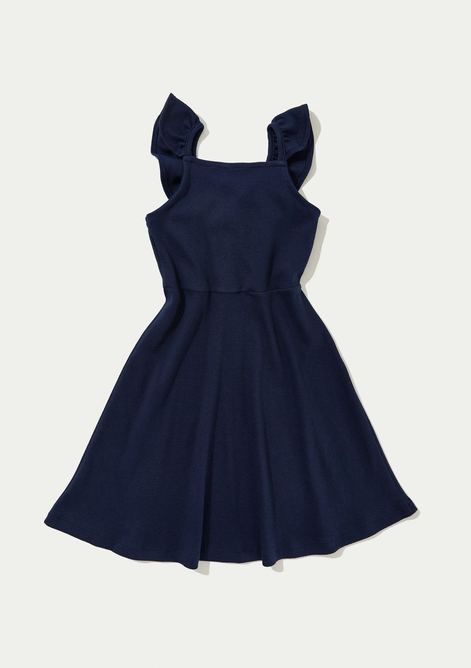 Vestido Infantil Babados em Ribana - Azul