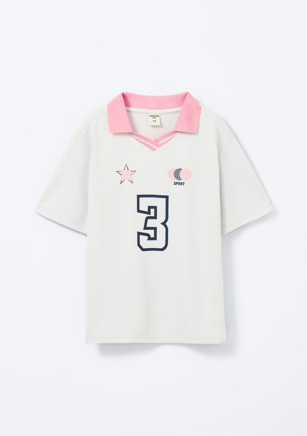 Blusa Infantil Menina Oversized - Creme 010