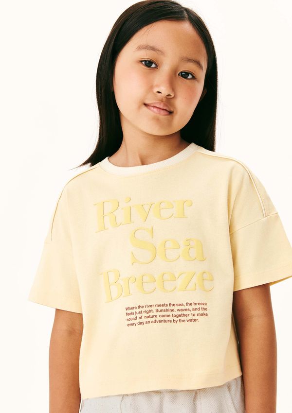 Blusa Infantil Menina Super Cotton Boxer - Amarelo 005