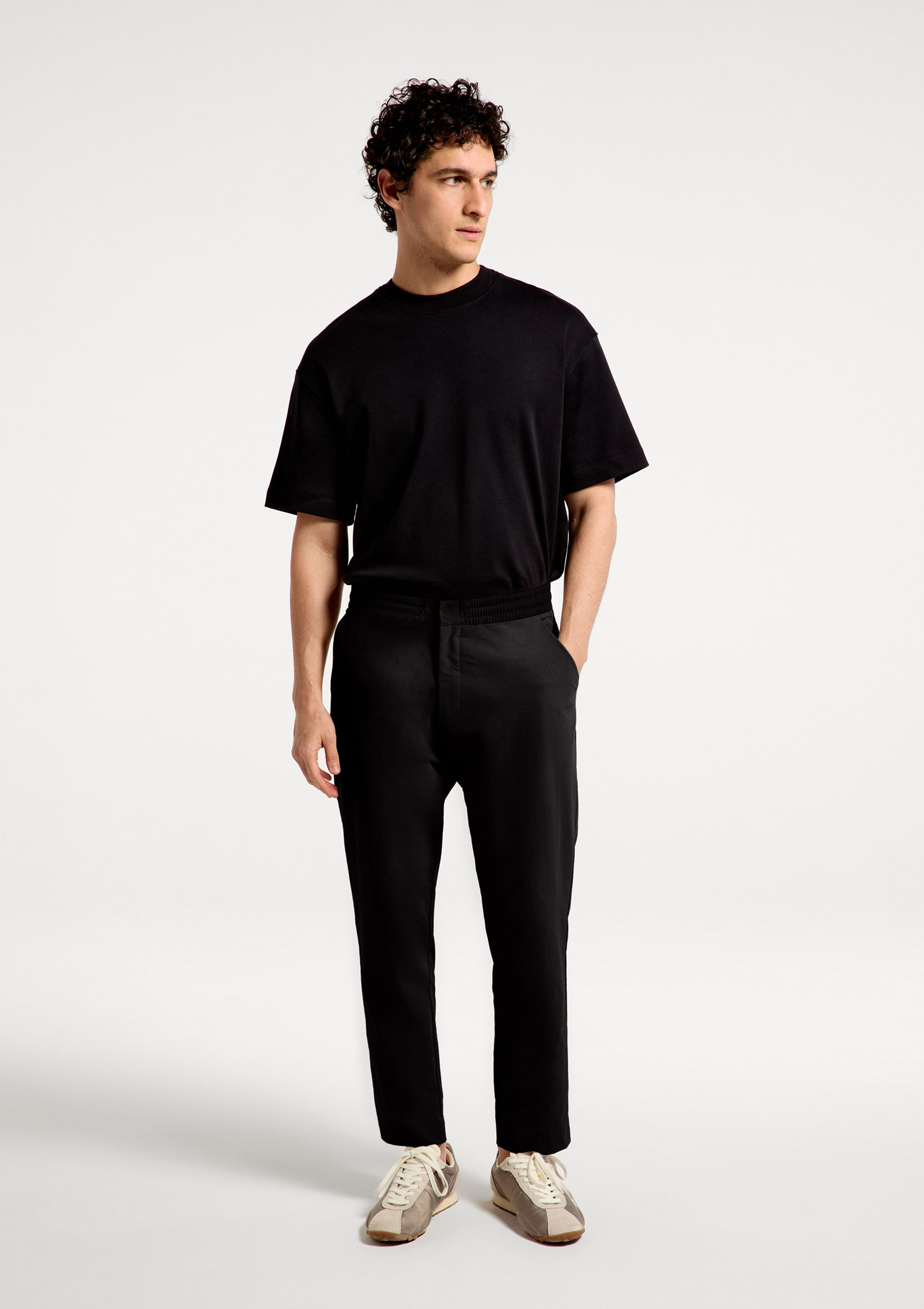 Calça Masculina Reta Tech - Preto