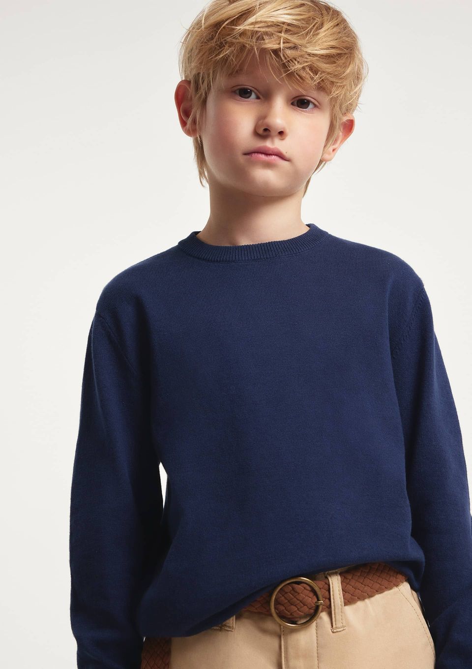 Suéter de Tricô Infantil Menino - Azul