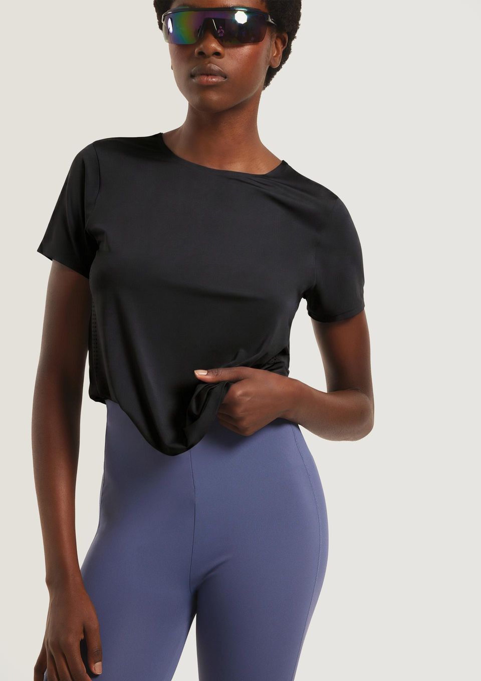 Camiseta Esportiva Feminina Alta Performance - Preto