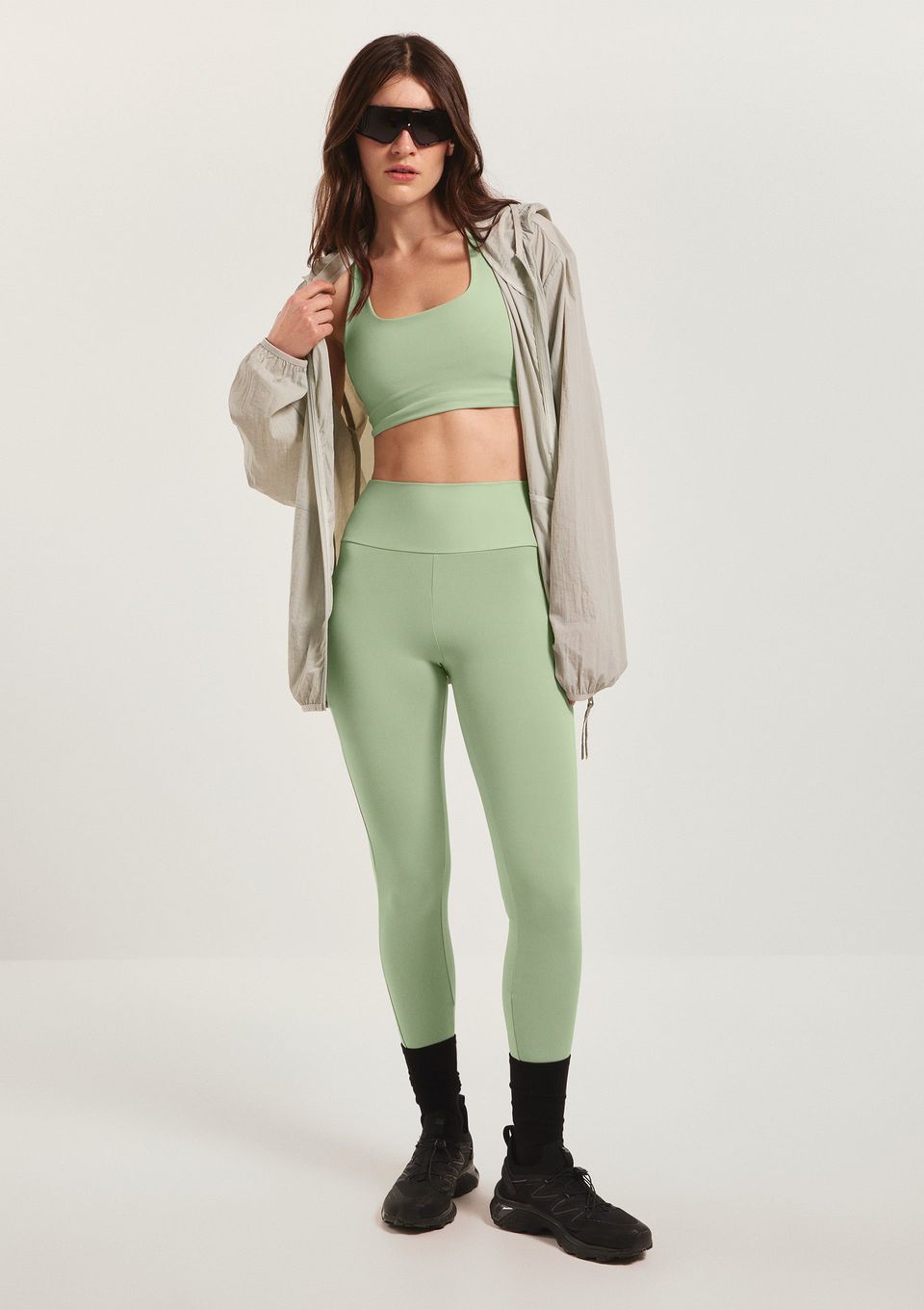 Calça Legging Feminina Esportiva com Fio Lycra® - Verde