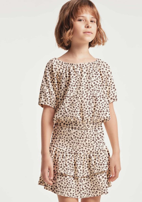 Blusa Infantil Menina Estampada - Off white 008