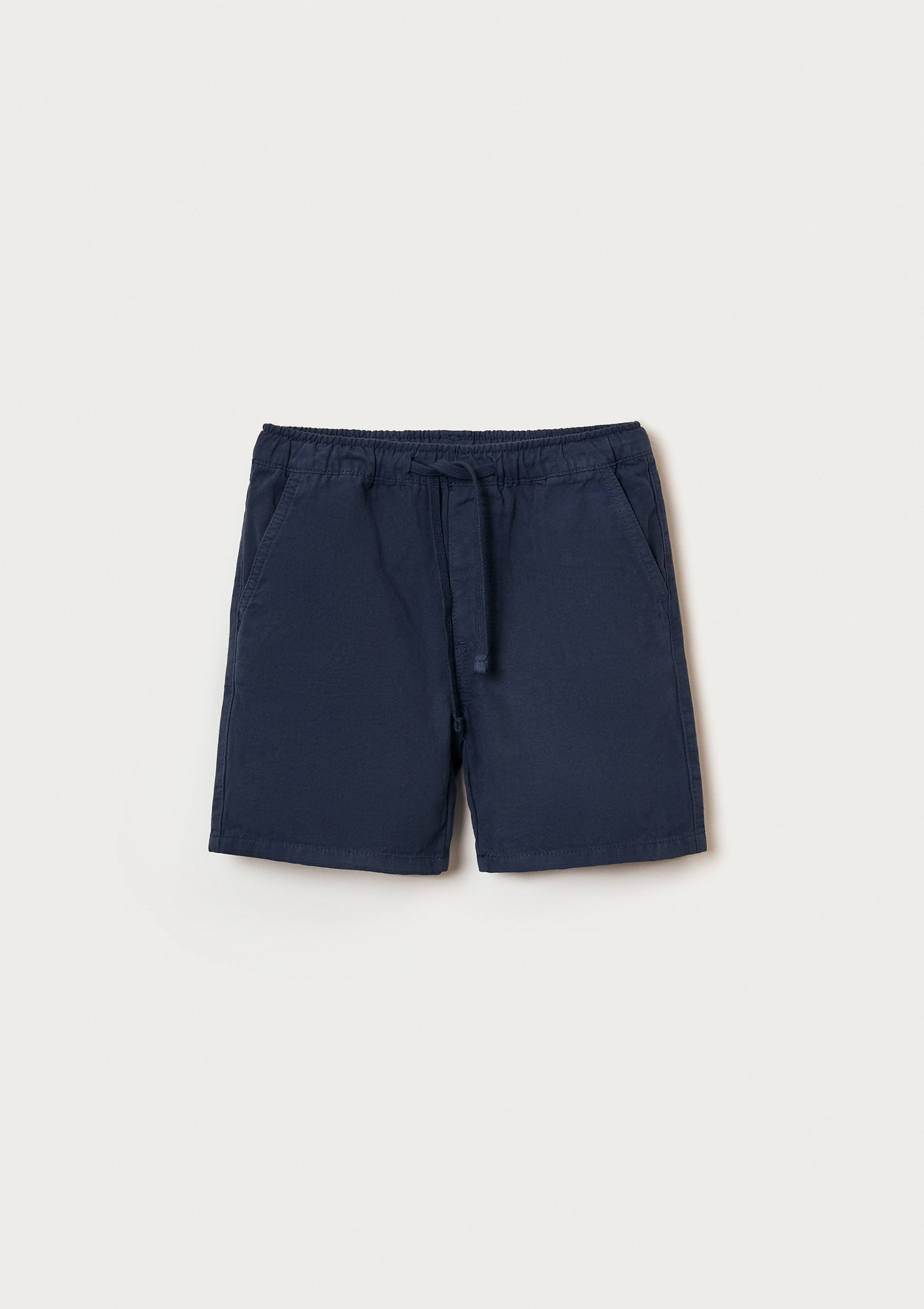 Shorts Infantil Menino Em Sarja - Azul