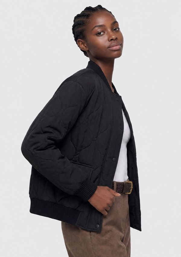 Jaqueta Feminina Bomber Puffer - Preto XP