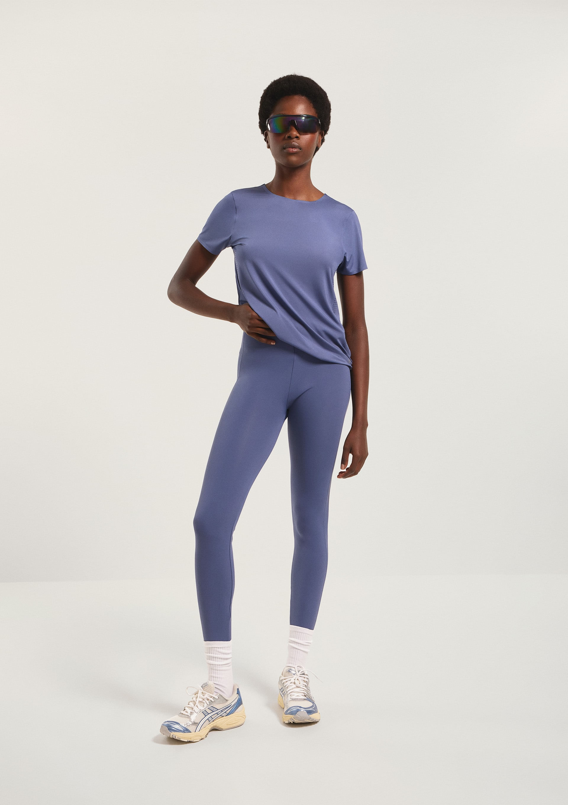 Calça Legging Esportiva Alta Performance - Azul — Hering