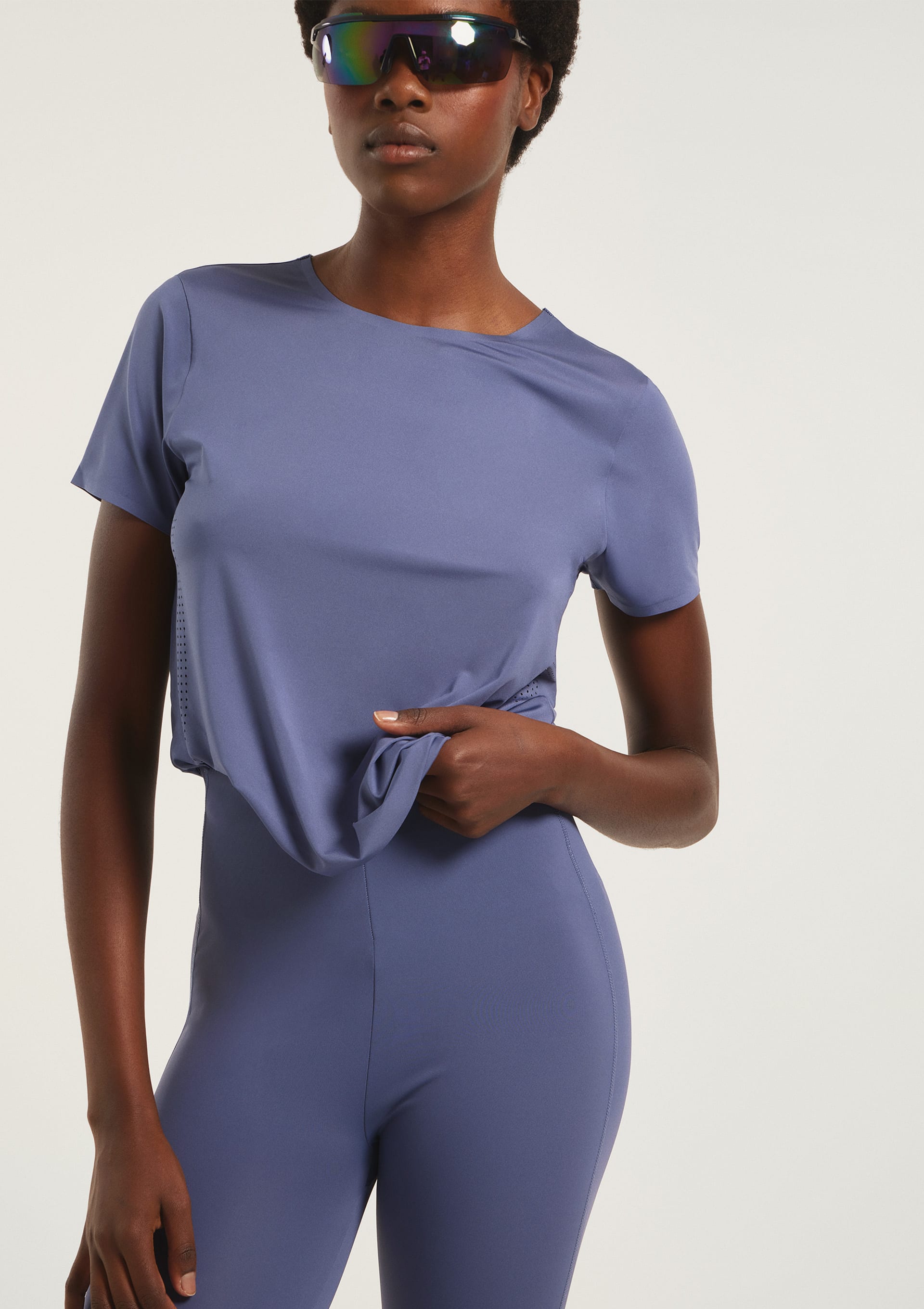 Camiseta Esportiva Feminina Alta Performance - Azul