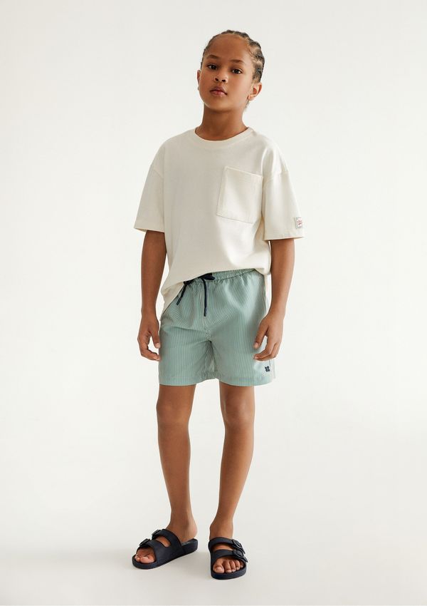 Shorts Infantil Menino Estampado - Verde 012