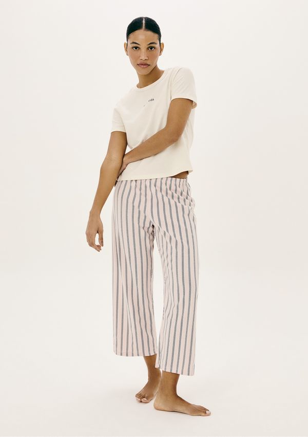 Pijama Longo Feminino Estampado - Rosa XG