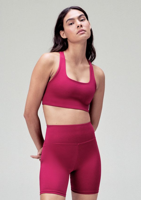 Top Esportivo Feminino Hero Com Fio Lycra® - Rosa XG