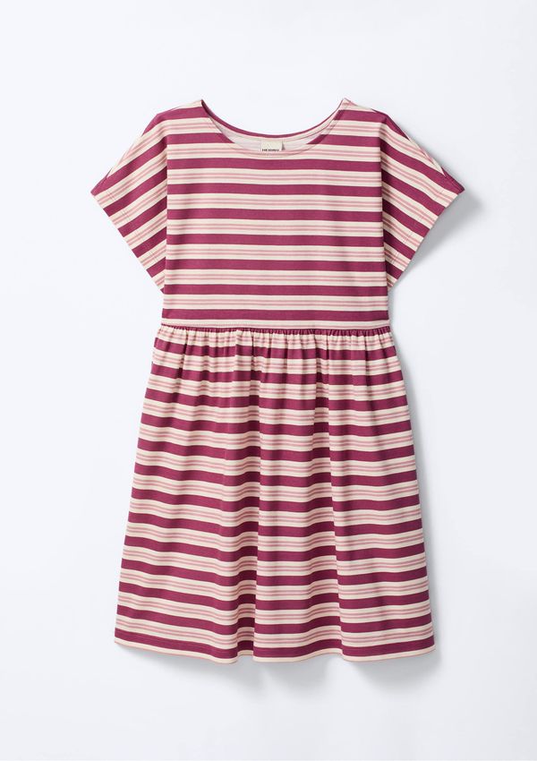 Vestido Curto Infantil Estampado Em Algodão - Rosa 010