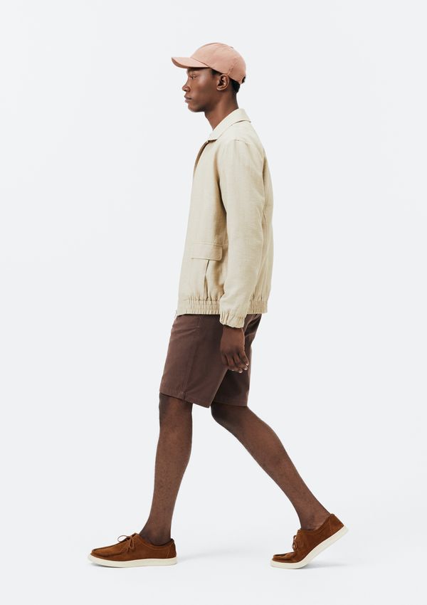 Bermuda Básica Masculina Chino Em Sarja - Vinho 036