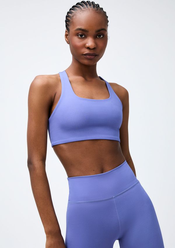 Top Esportivo Feminino Hero Com Fio Lycra® - Lilás M