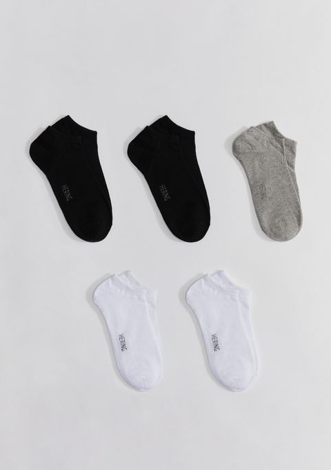 Kit 5 Pares de Meias Soquete Unissex - Multicolorido — Hering