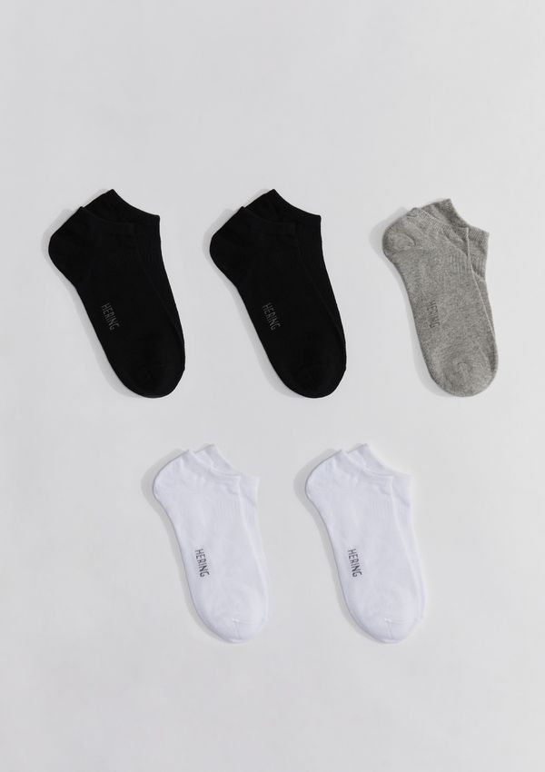 Kit 5 Pares De Meias Soquete Unissex - Multicolorido P