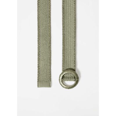 Cinto Feminino De Palha - Caqui