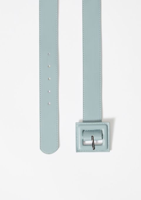 Cinto Feminino Sintético com Fivela Quadrada - Verde — Hering