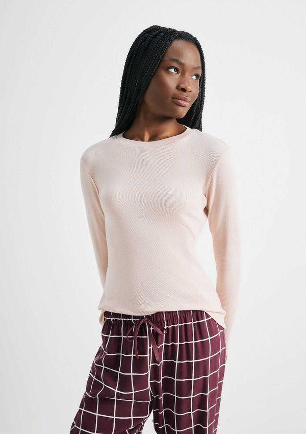 Blusa Feminina Manga Longa - Rosa XP