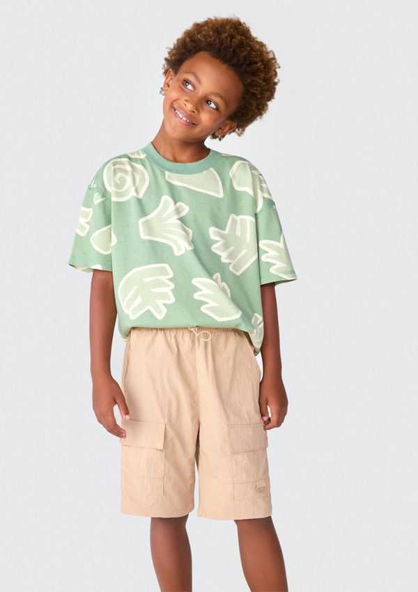 Bermuda Infantil Menino Comfort - Marrom 012