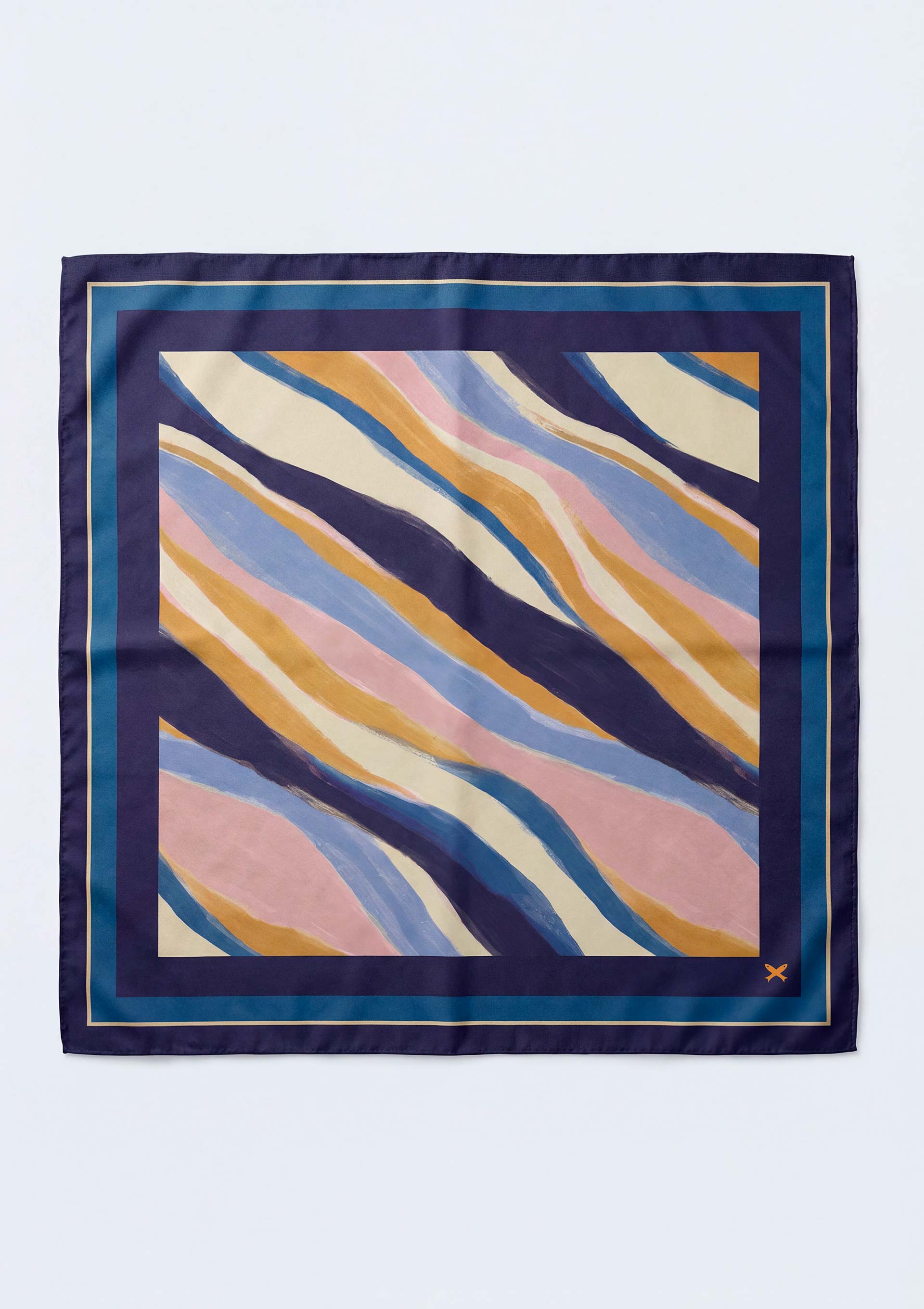 Lenço Feminino Grande Estampado em Voil - Azul — Hering