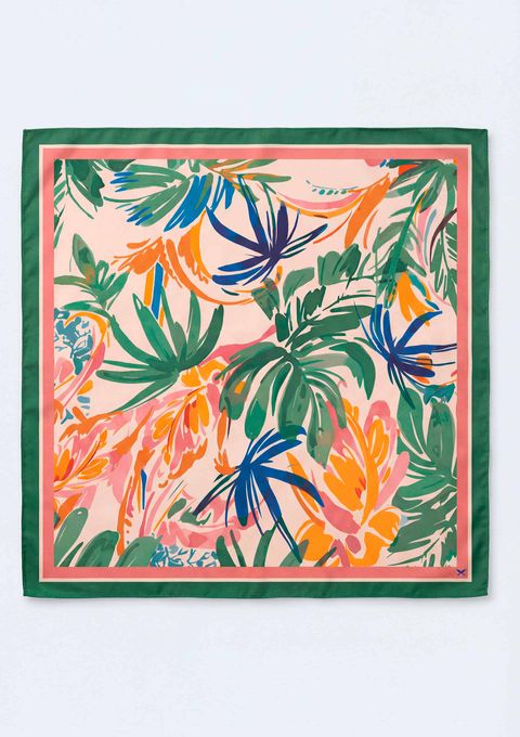 Lenço Feminino Grande Estampado em Voil - Verde — Hering