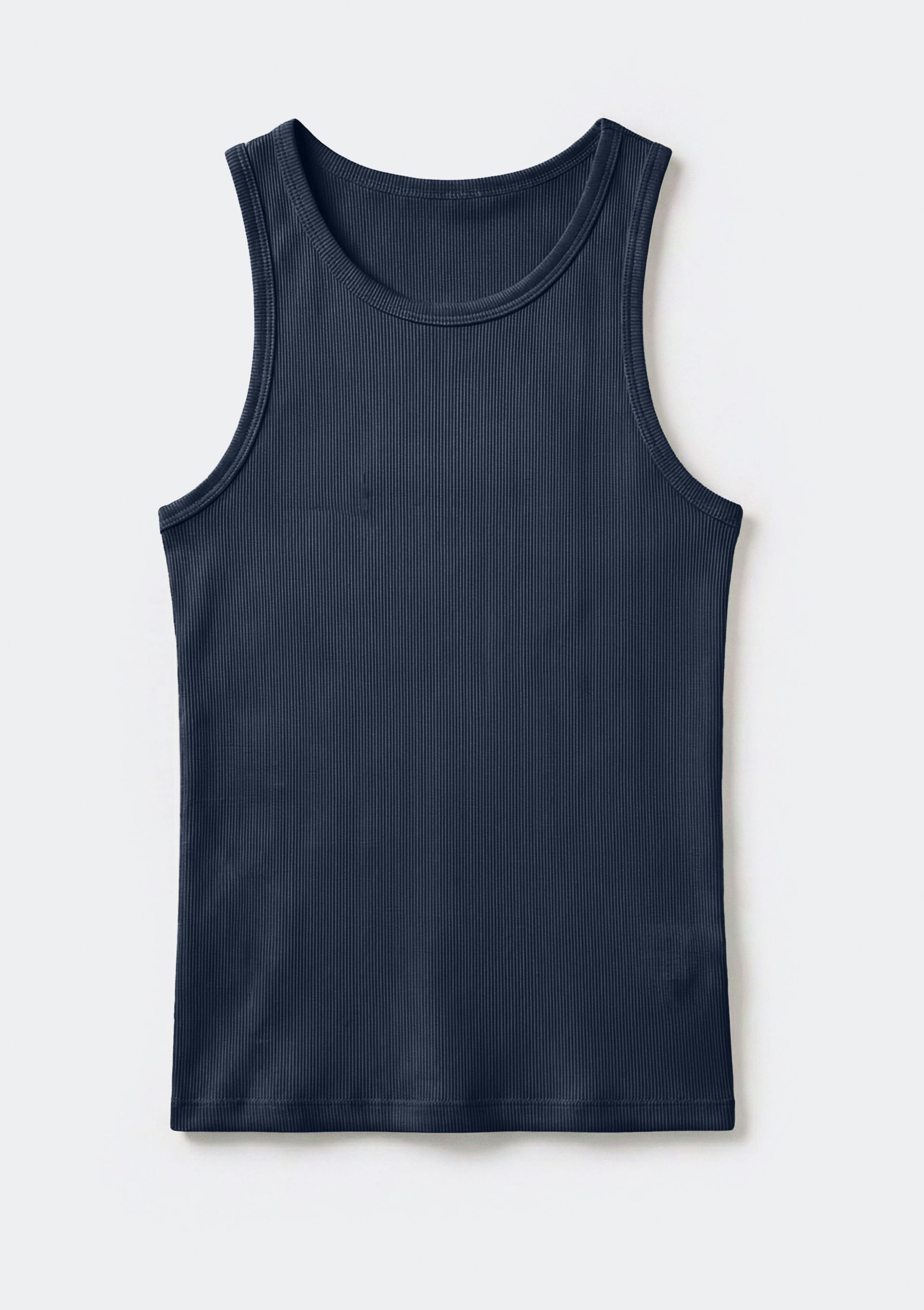 Regata Básica Masculina Slim Em Ribana - Azul
