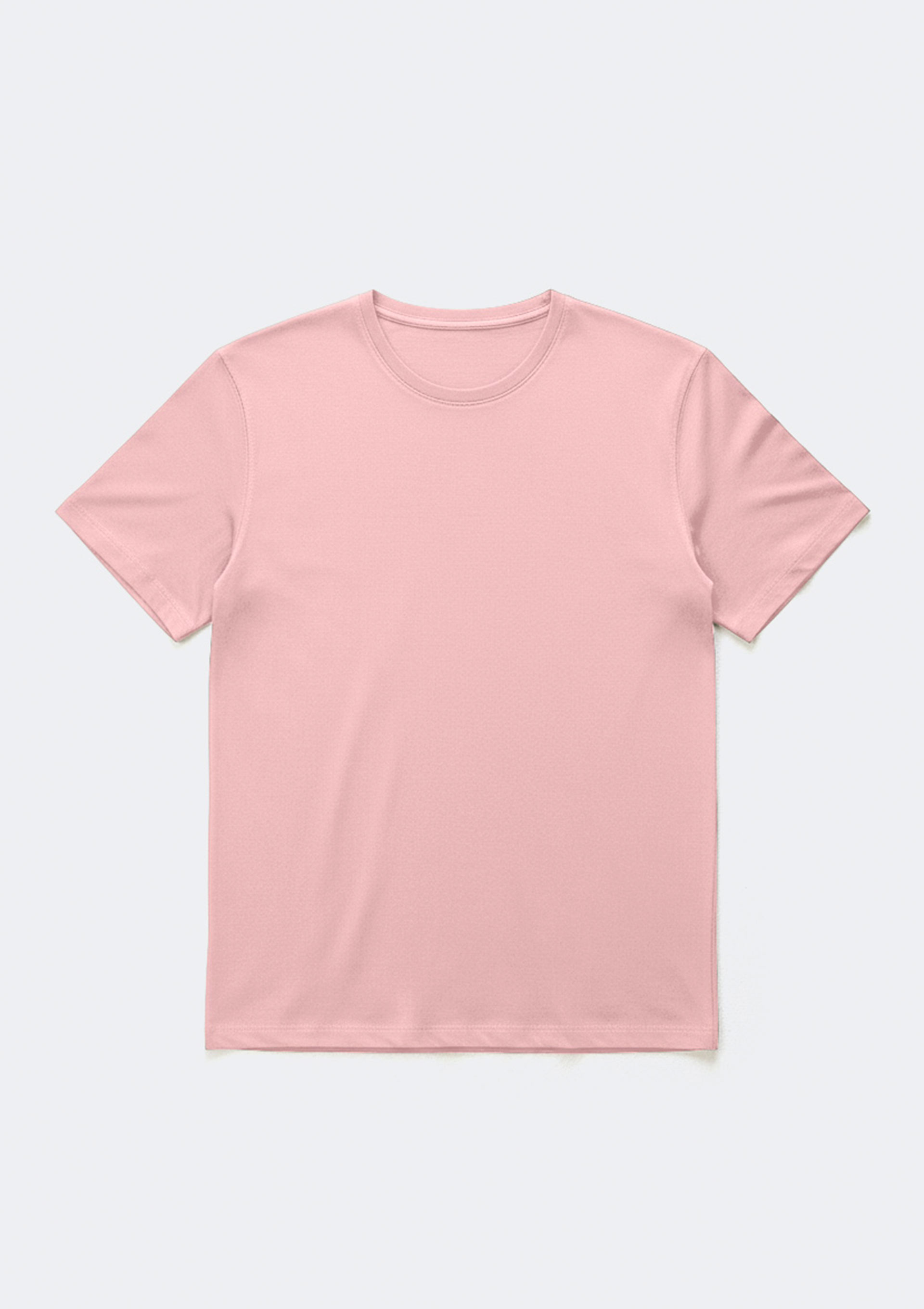 Camiseta Básica Masculina Manga Curta Pima - Rosa