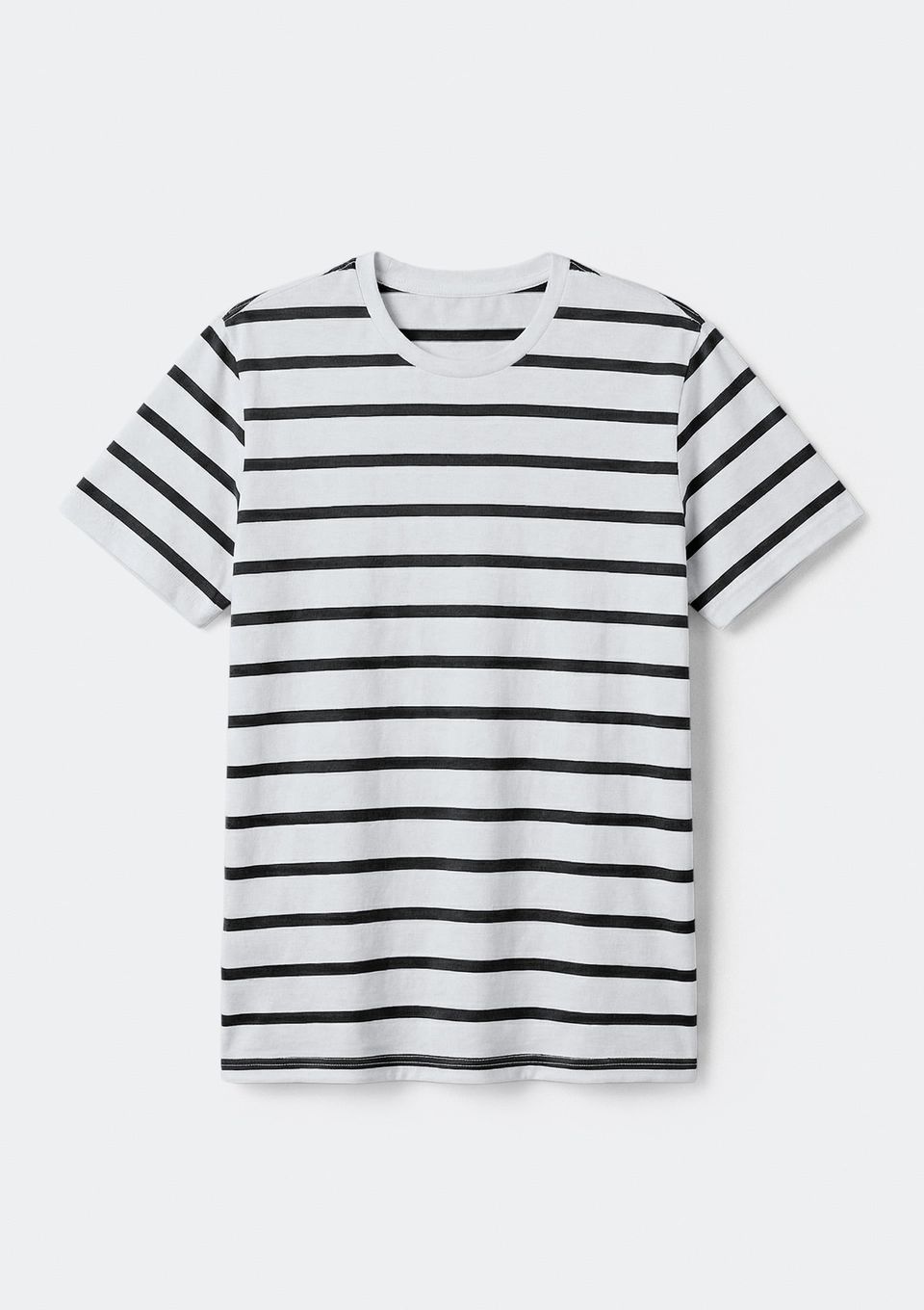 Camiseta Básica Masculina Mar em Algodão Peruano - Off White