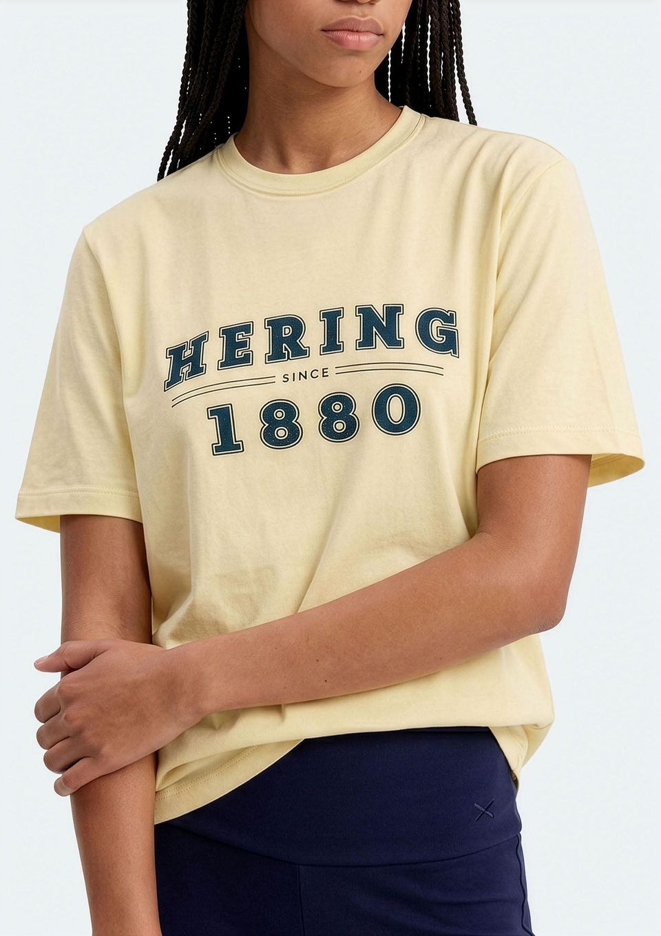 Camiseta Teen Manga Curta com Estampa - Amarelo