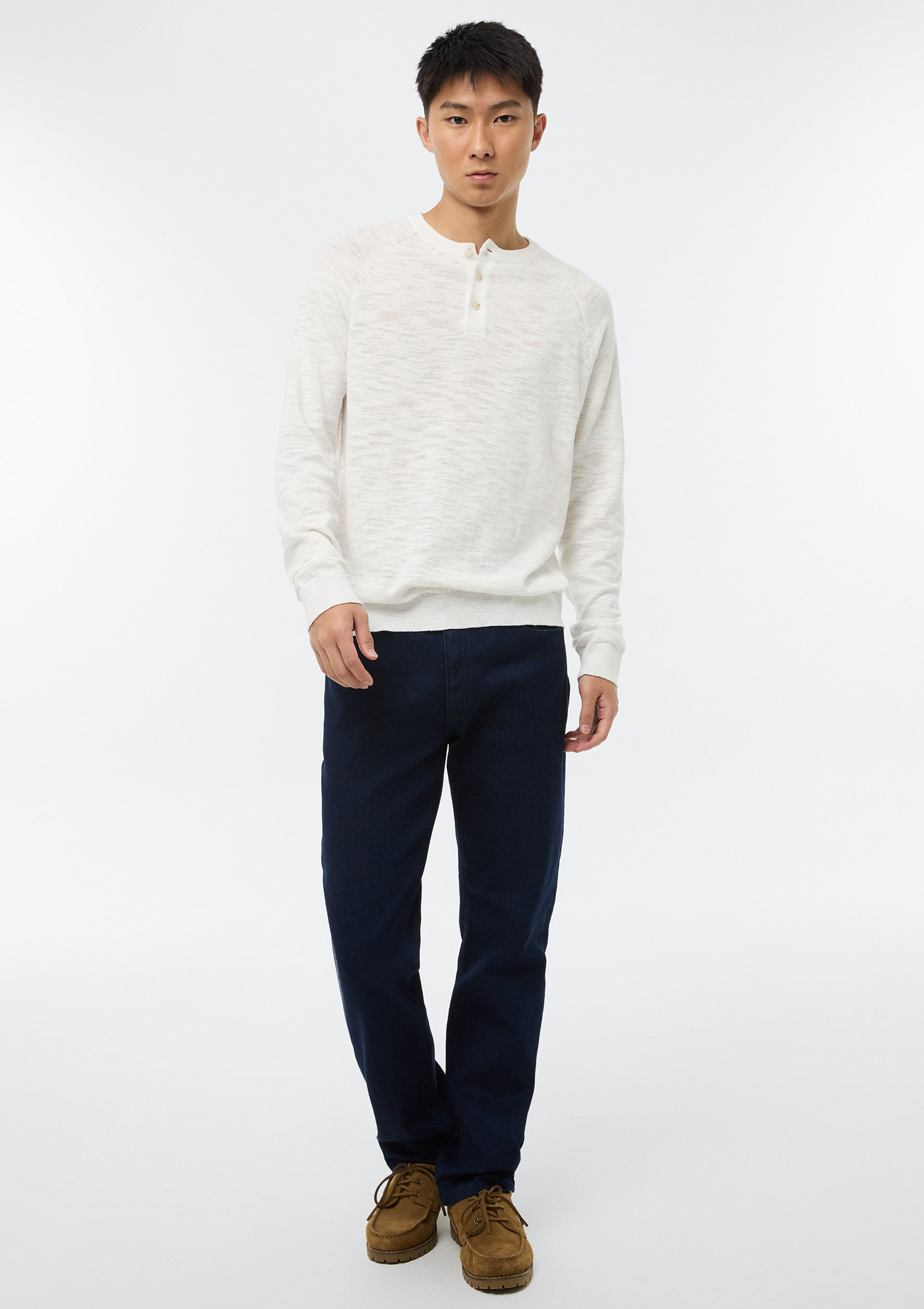 Calça Jeans Masculina Reta - Azul
