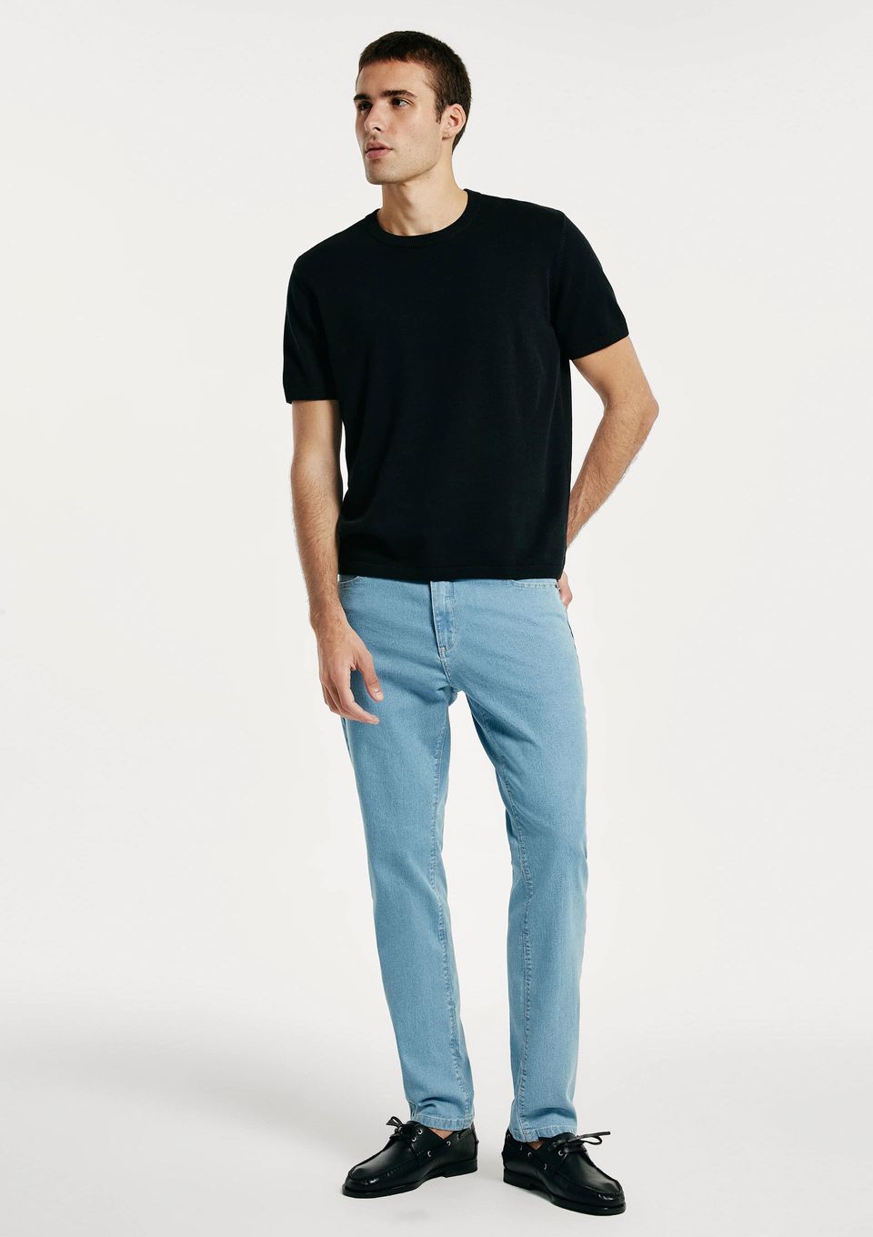 Calça Jeans Masculina Slim - Azul