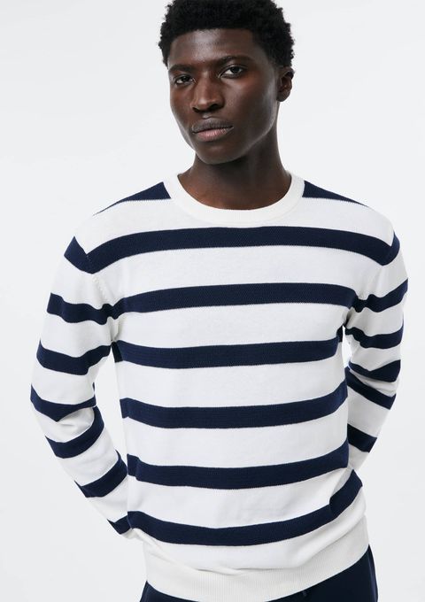 Blusão Masculino em Tricô Fio Tinto - Azul — Hering