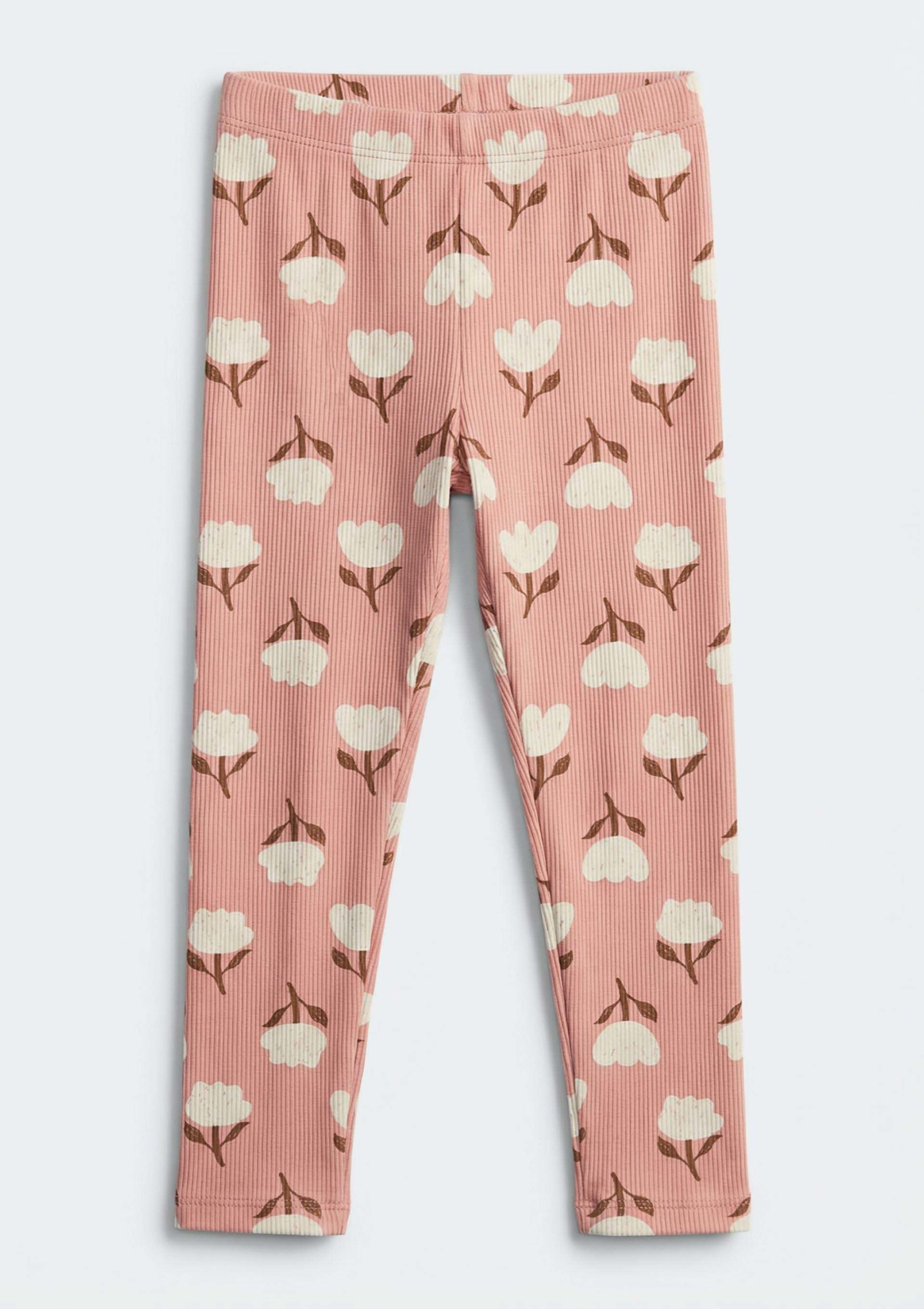 Calça Legging Infantil Menina Estampada - Rosa