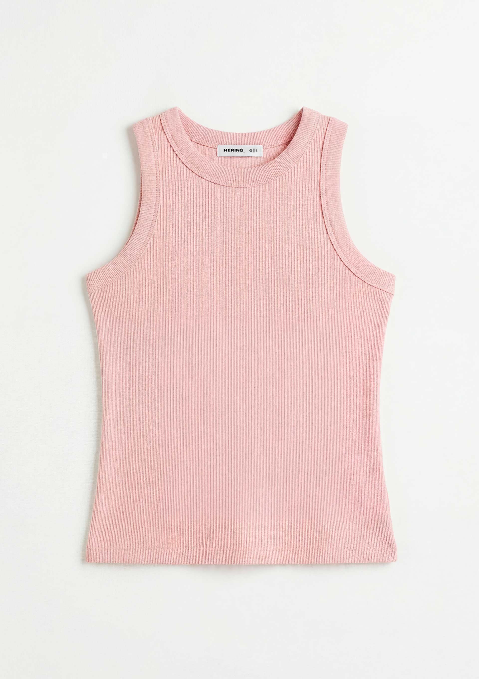 Regata Básica Feminina Slim Neck - Rosa